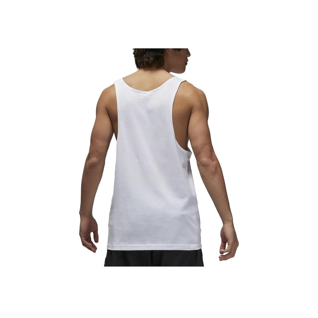 Jordan Essentials Solid Color Sports Tank Top Men Tops White DX9586-100