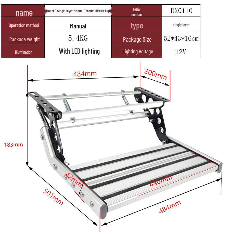 Single & Double Layer Aluminum Alloy RV Folding Steps – Manual or Electric Options