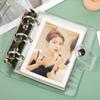 Seimeinoki Drăguț Transparent Card de Colecție de Schimburi Ține 25 Mini Album cu PVC Card de Schimburi Articol Preferat Husă Stil Coreean, Set de 3, Carte, 3-inch