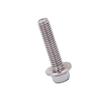 10pcs M6 Stainless Steel SS304 Hex Flange Screws   Washer Head  S Fastener