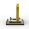 MOC Small Particle Splicing Block Mini Building Tall Building Model Children's Puzzle Education Simple DIY Toy Gift