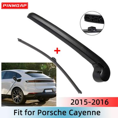 Heckwischerblatt & Wischerarm Set Kit Für Porsche Cayenne 2015-2016 Windschutzscheibe Heckscheibe