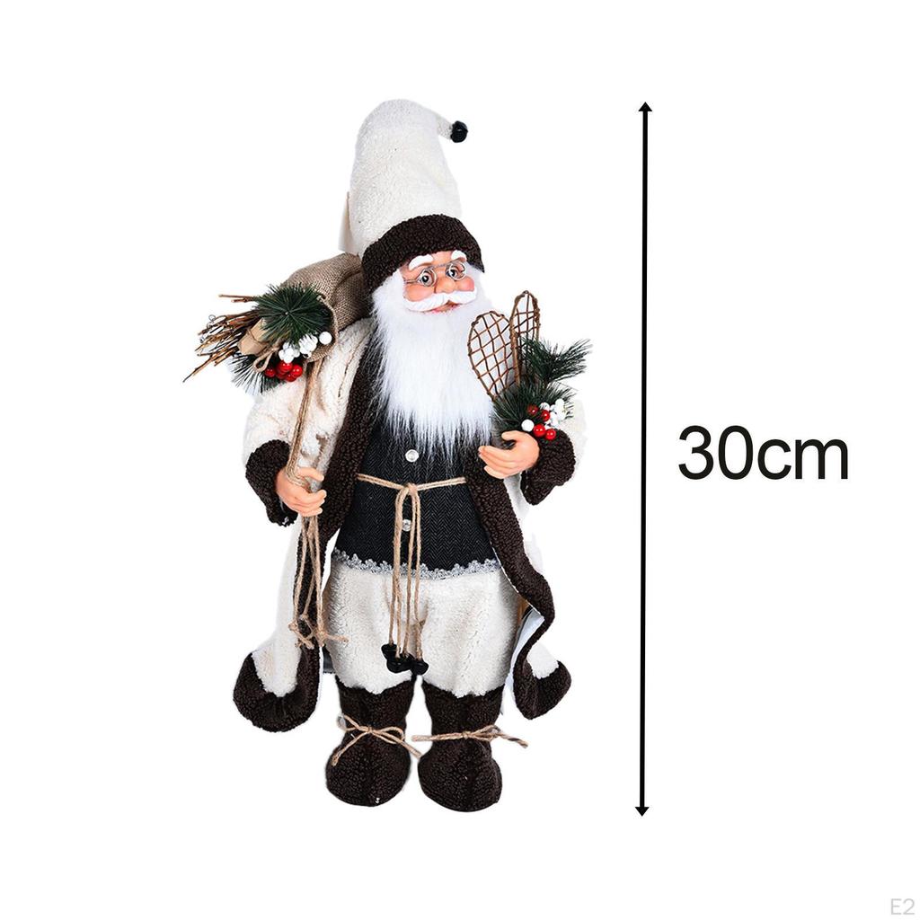 Santa Claus Doll Party Favors Christmas Handmade Cute Collectibles for Wall Decor Year Table