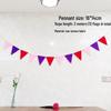 Outdoor Kindergarten Festival Flag Decoration - Non-woven Fabric Pull Flower Pennant