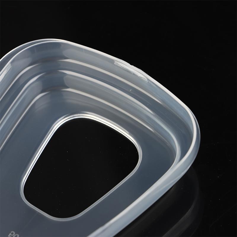 Filter Cotton Cover Filter Cotton Accessories Gas Mask Filter Box Transparent Cover Filter Cotton Buckle Shell