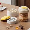 1Pcs Coffee Cup With Ice Tray Ice Maker Mold Water Cup With Airtight Lid Dishwasher Leakproof Drinking Cup Outdoor Tableware