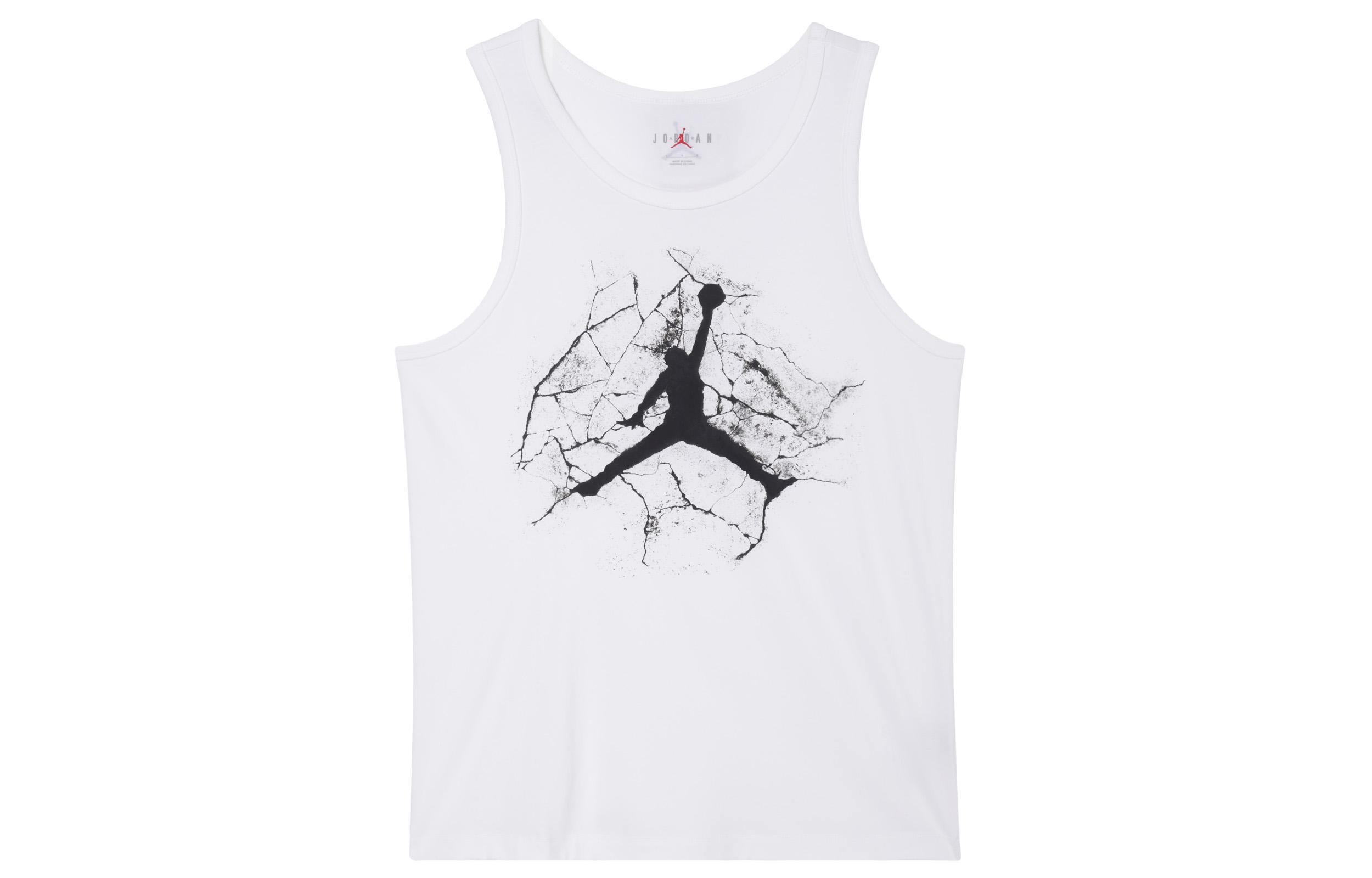 T-shirts Jordan Homme Blanc Col Rond Modéré M white