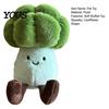 Cauliflower Shaped Dog Toys Plush Toy, Interactive Squeaky Chew Soft Small To Medium Stuffed Toy for And Dogs, Puppy Teething