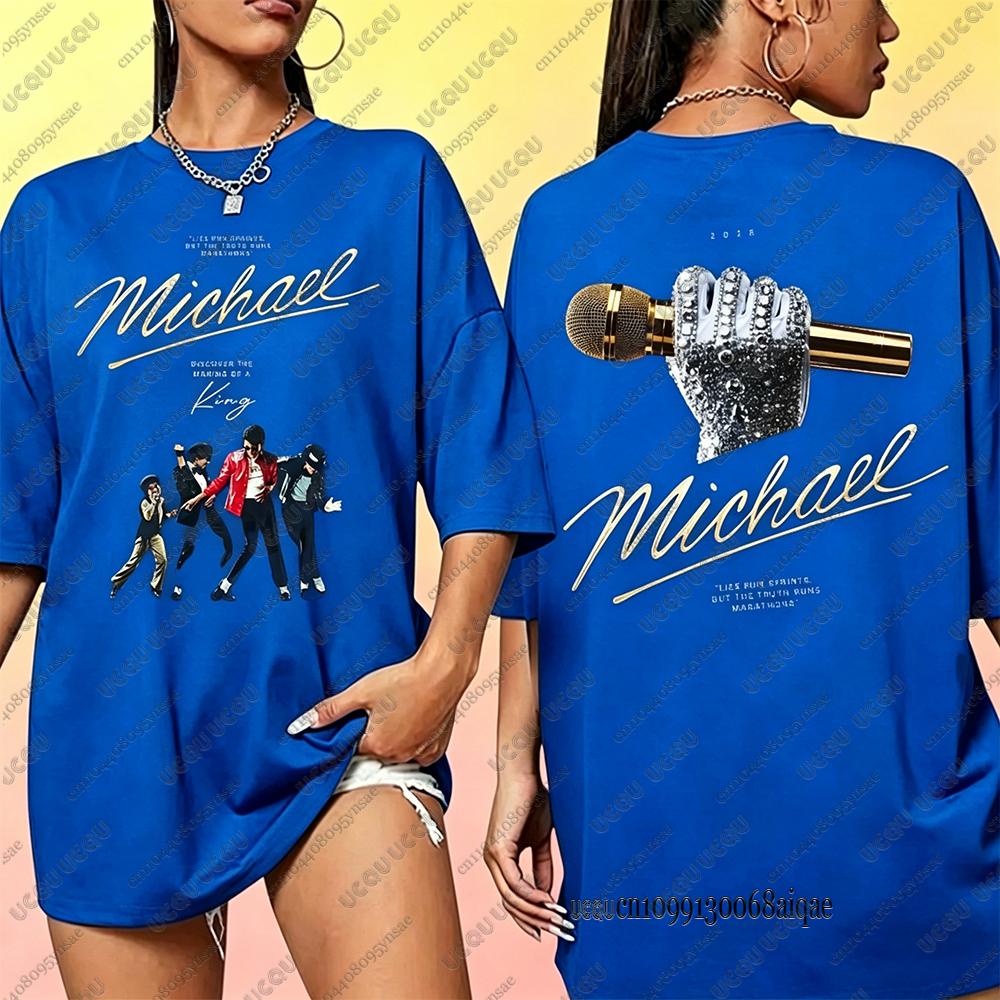 2026 Michael Jackson Movie Tshirts For Wounisex Comfortable Pure Cotton Tshirts Fans Commemorative Edition Tees Oversized Y2k Tops