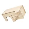 Hamster Hideouts Wood Shelter House for Small Animal Dwarf Hamsters and Mice Entertainment Hideaway Cave Cage Decoration