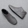 Mens Winter Boots Shoes for Men Fashion Boots Simple Style Warm Plush Leather Casual Shoes Man High Tops Ankle Boots