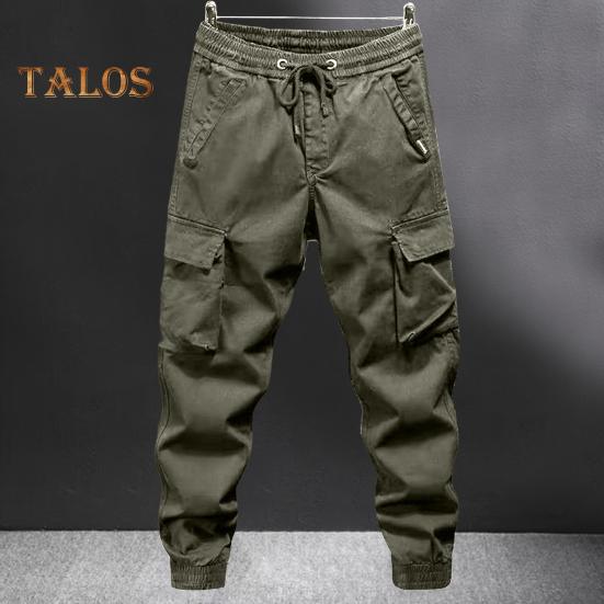 Women Cargo Pants with Multi Pockets Elastic Waist Ankle-banded Plus Size Loose Solid Color Outdoor Trousers for Camping Hiking Travel
