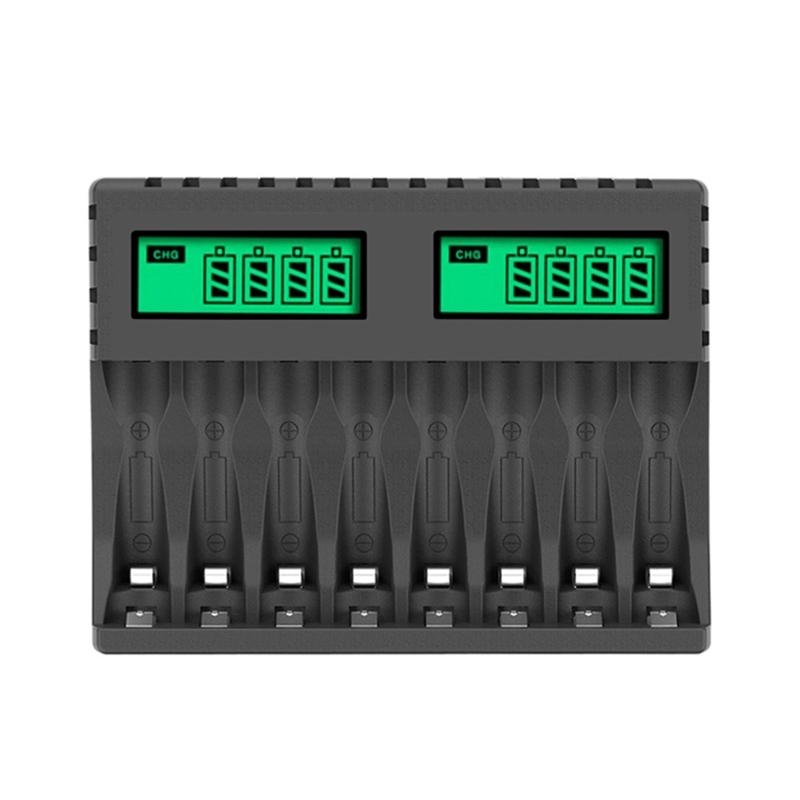 

8 Slots Battery Charger AA/AAA Digital Display Rechargeable Batteries Charging Accessory Household Office Charge 1