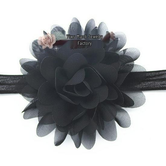 Chiffon Flower Headband for Babies and Toddlers: Stylish European & American Design