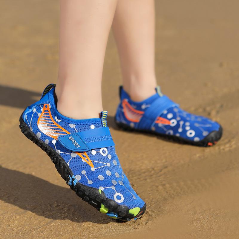 

New spring and summer children s beach shoes wading shoes diving snorkeling shoes men s and women s soft-soled shoes swimming creek shoes 38