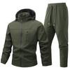 Herren Quick-Dry Outdoor Wander- & Bergsteiganzug - Zweiteiliges Set mit Langarmjacke & Hose für Frühling & Herbst