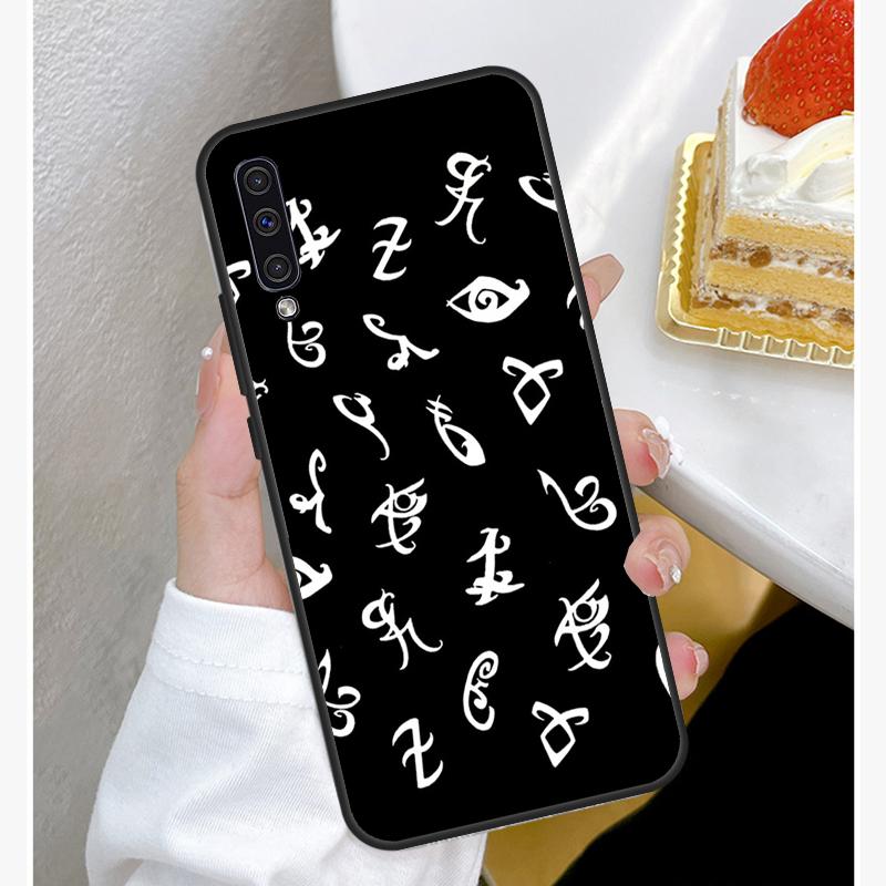 Shadowhunter Runes Soft Silicone Case For Samsung A52S A12 A22 A32 A42 A52 A72 A31 A51 A71 A50 A70 A20e A21S