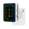 Quality Meter 12 In 1 WiFi CO2 TVOC HCHO Temp Humid Smart Detect Indoor Battery Powered with Time Display