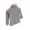 Unisex Striped Thermal Fleece Long-Sleeve T-Shirt for Kids