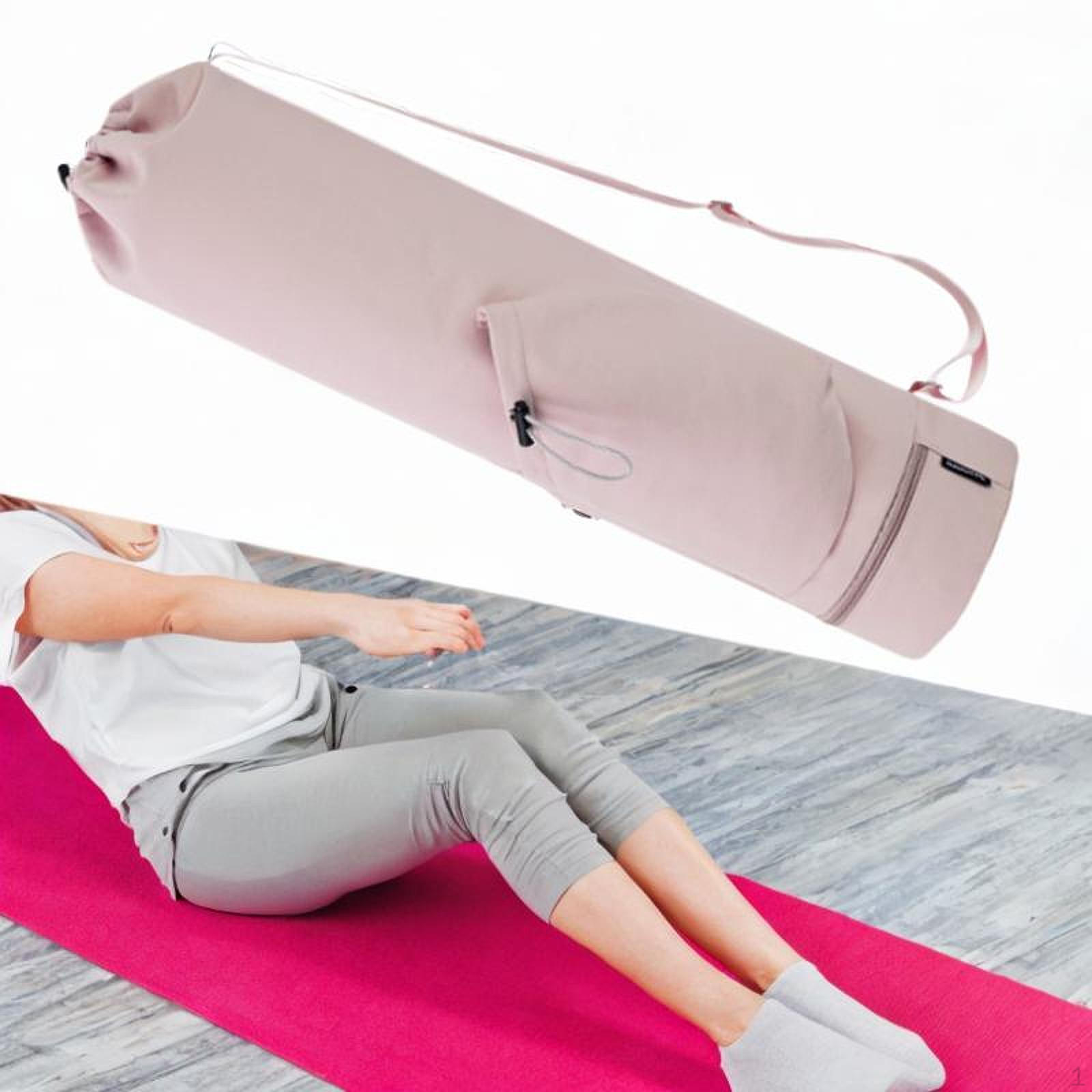 

Сумка для коврика для йоги для удобной переноски розовый