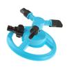 Outdoor 360-Degree Rotating Automatic Sprinkler Garden Irritation 3-arms Nozzles Quick Coupling Watering Cooling System Plastic