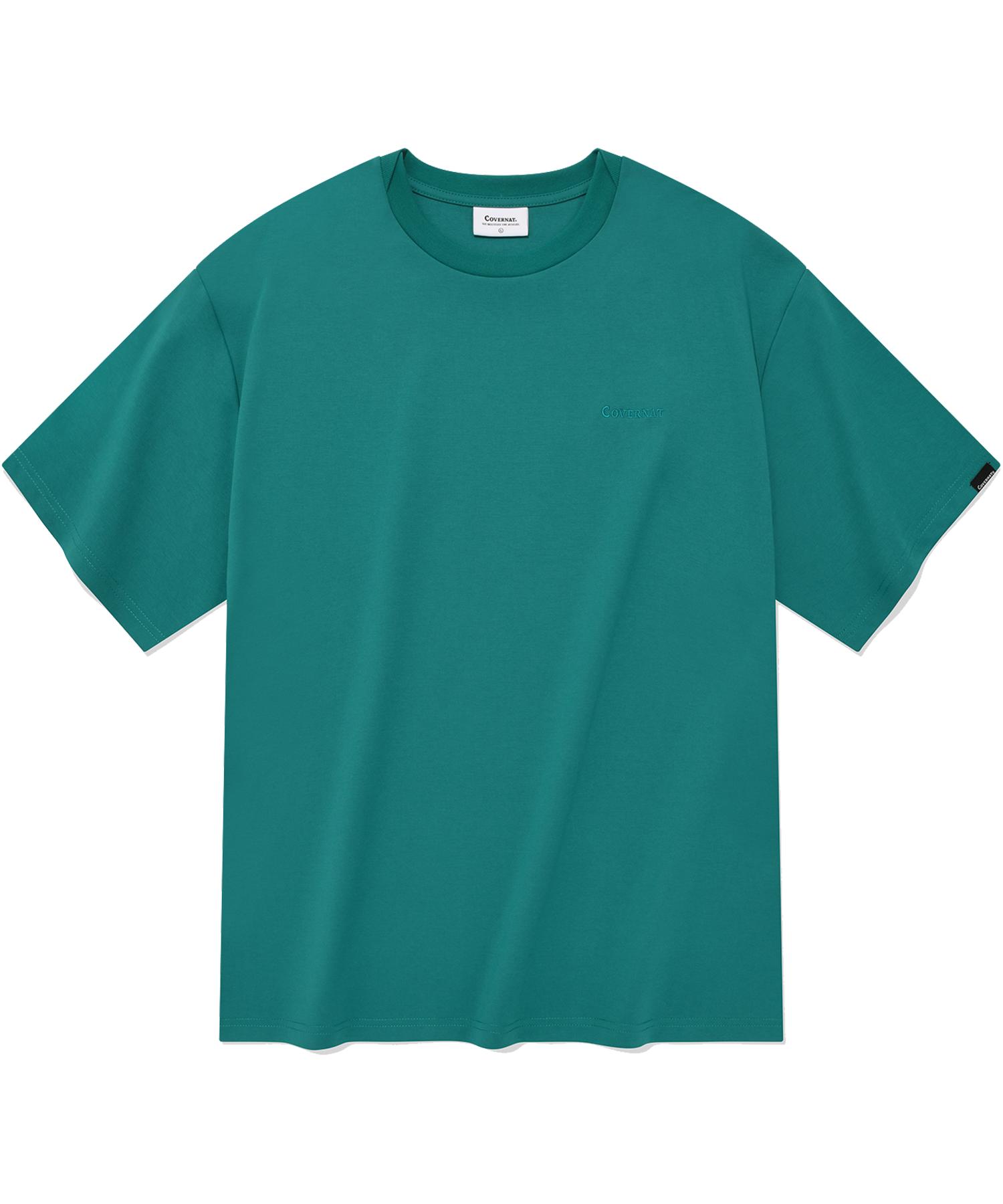 Covernat Silket Round T-Shirt Turquoise Turquoise/L