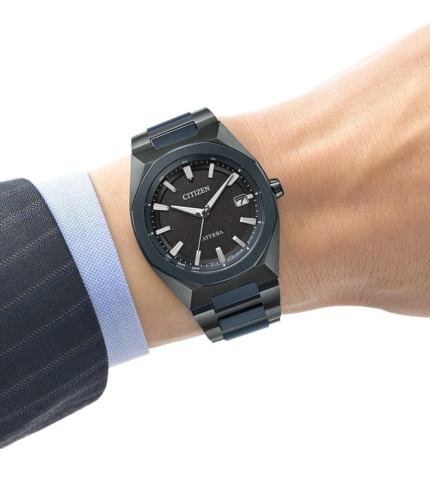 Citizen ATTESA Radiostyrt Blå Univers Super Titanium Herreklokke CB3046-76E