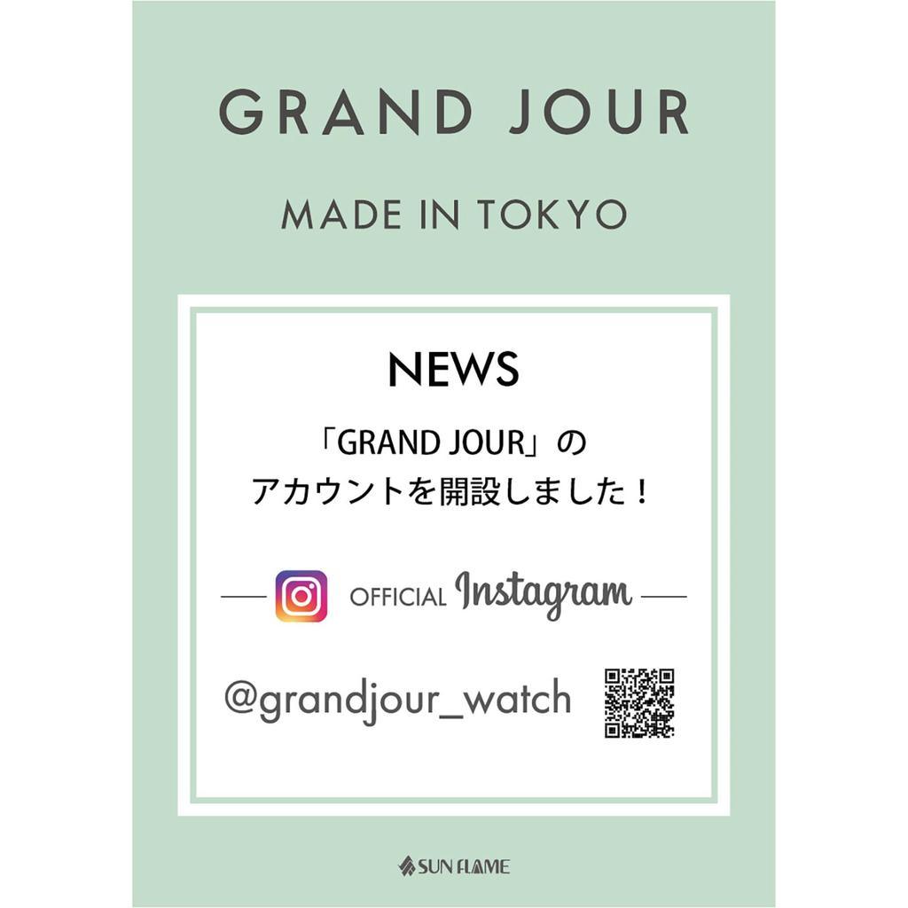 Flame Watch GRAND JOUR made in tokyo White [Sun Co., Ltd.] JGAB0008-PG Women's