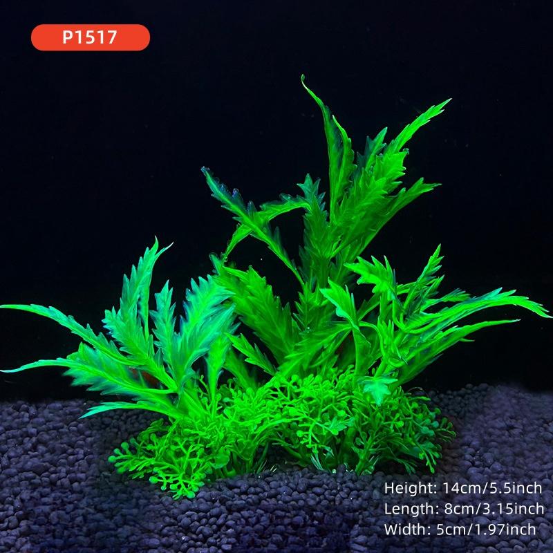 14cm/5.5inch Fish Tank Simulation Plant Aquarium Artificial DIY Decor Plants Water Grass Fish tank decorations
