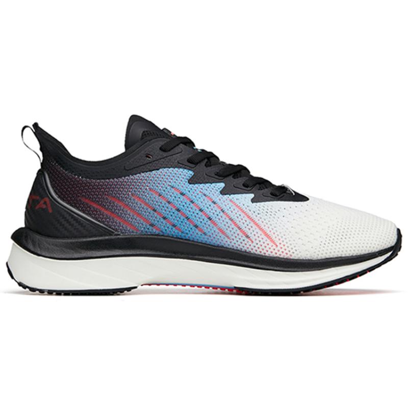 Anta MACH Mach 1.0 Cushioning Anti-Slip And Wear-Resistant Low-Top Running Shoes Men's White Blue Black Sneakers