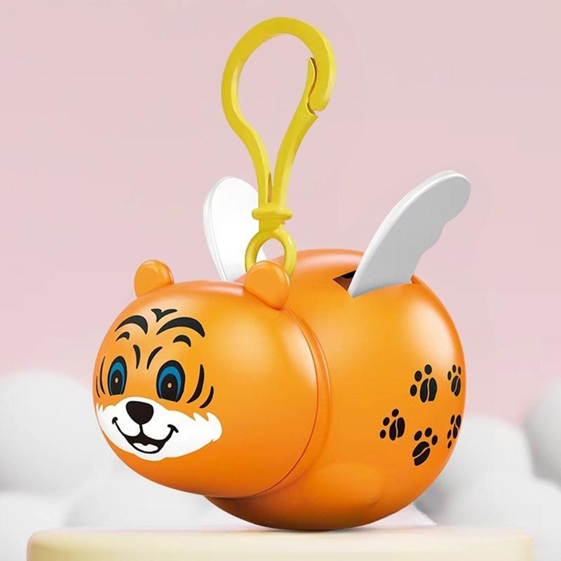 

Мультяшный брелок с подвеской в виде крыла, тянущего веревку, милый толстый панда, тигриное крыло, шнурок, брелок, украшение для рюкзака, подарки