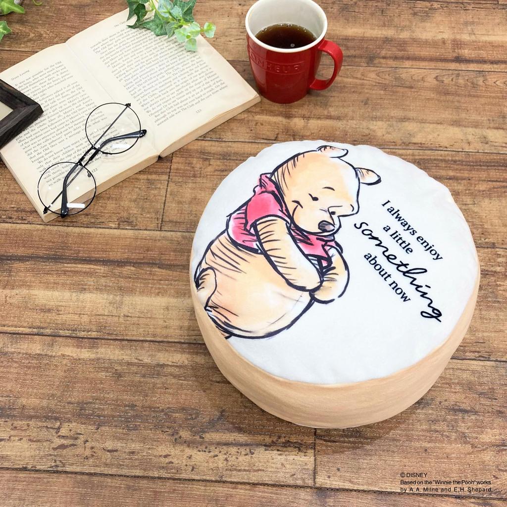 MORIPiLO Disney Winnie the Pooh Body Pillow Soft and Gentle on the Plush Nap Disney Morishita Pillows (Puff Cushion) - Skin, Toy, Pillow, 20x20x15cm,