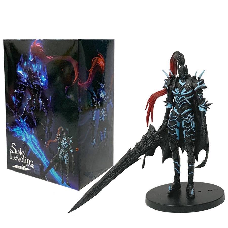 21Cm/8.27Inch Solo Leveling Anime Figure Sung Jinwoo Action Figure Knightmaster Yeglit Figurine Pvc Adult Collection Model Toy