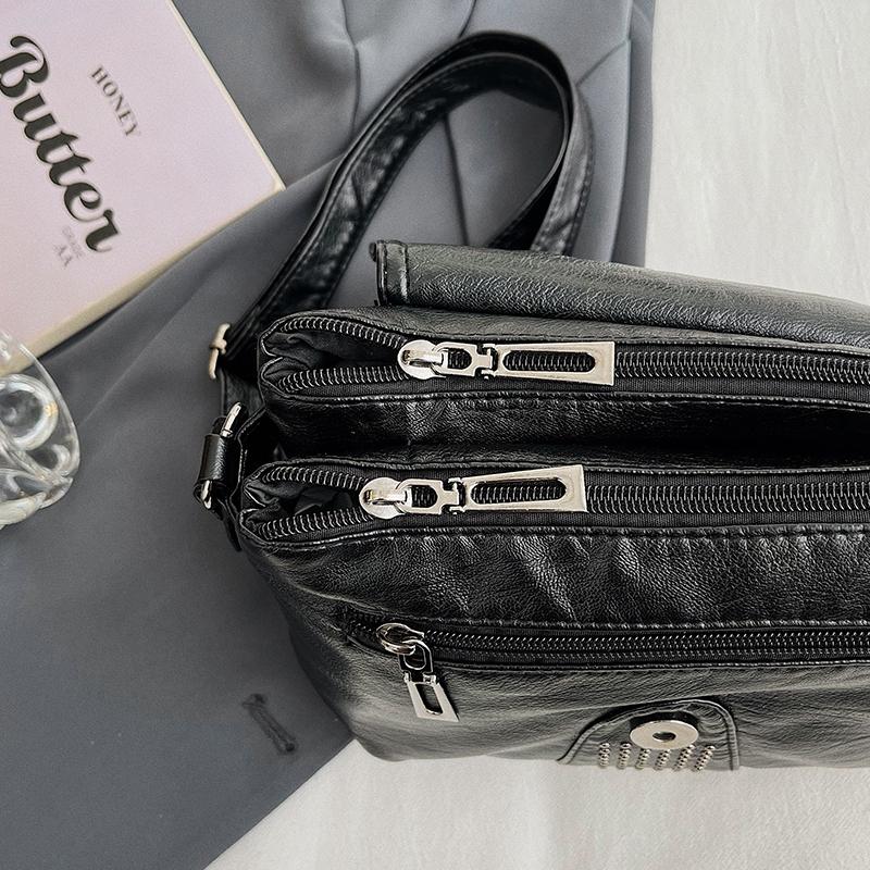 Women's Bag Shoulder Bag Middle-aged Soft Leather Small Bag Mother Bag