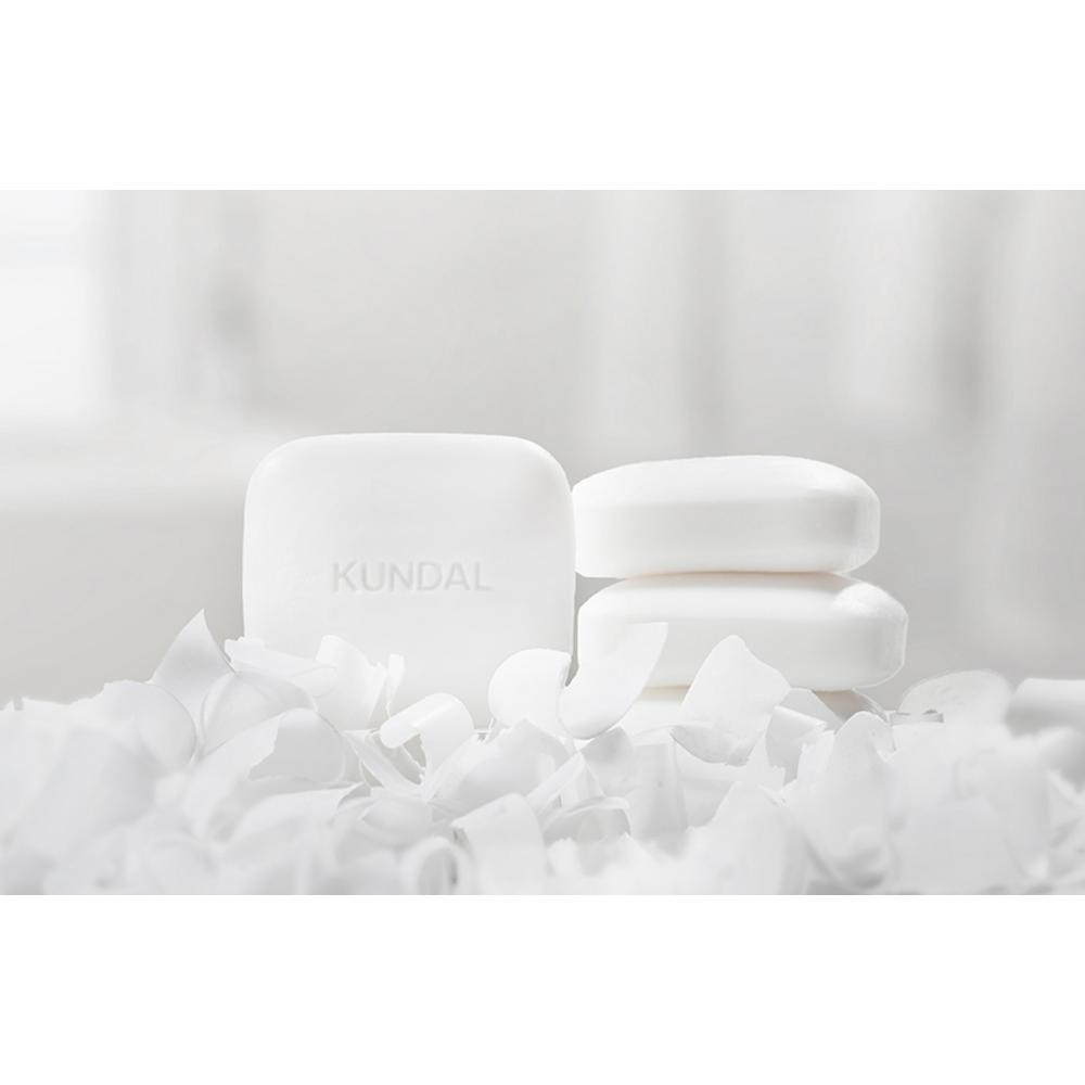 KUNDAL Signature Parfüm & Feuchtigkeitsseife Weißer Moschusduft, 100g, 10 Stück