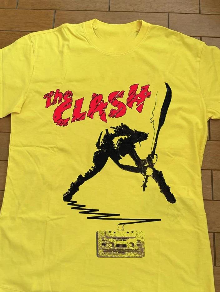 New Collection The Clash Band Gift For Fan S-2345XL Yellow T-shirt 2XL