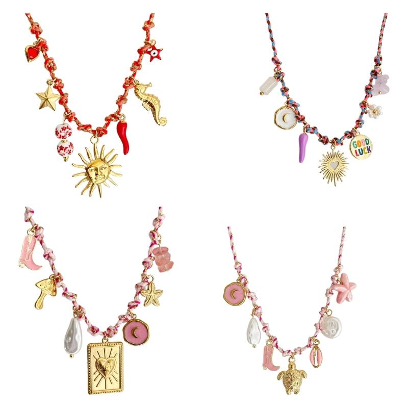 Stylish Ocean Inspired Starfish Pearls Necklace For Women Featuring Sturdy Copper Designs and Unique Pendant Styles