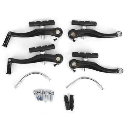 1Pair 2 Pairs Black Mountain Bicycle Cycling Aluminium Alloy V Brake Set Front & Rear