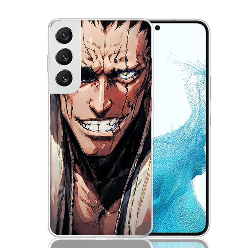 Zaraki Kenpachi Bleach Phone Case For Samsung Galaxy S26 S25 Edge S24 S23 FE S22 Ultra S21 Plus S20 + Fundas Cover Coque Galaxy