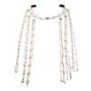Golden Rhinestone Head Chain Long Tassel Forehead Chain Fashion Retro Hairpin  Women's Hair Jewelry