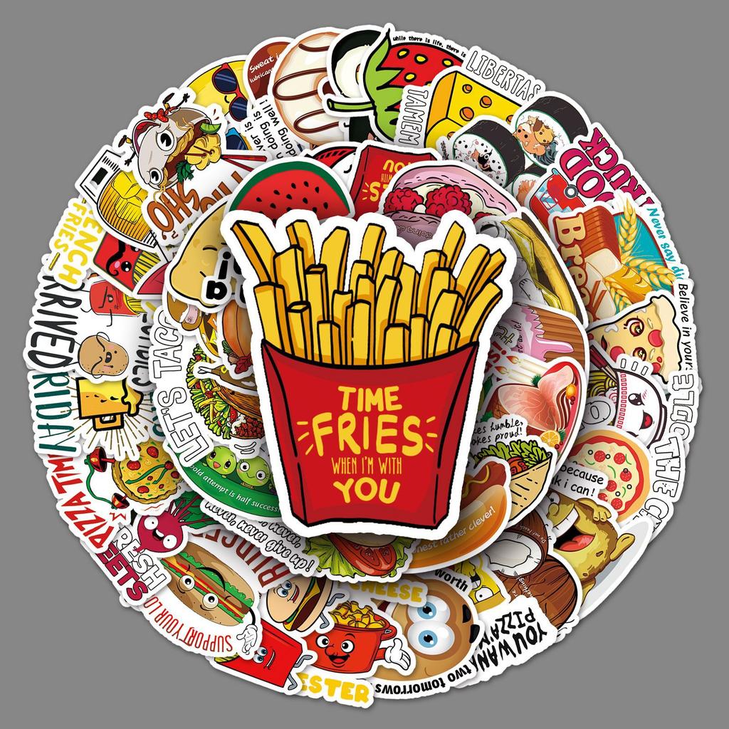 50 Cartoon Vine Tied Fresh Decorative Laptop Suitcase Graffiti Stickers