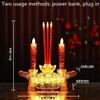 Buddhist Supplies, Simulated Flame Electronic Candles LED Lights, Incense Burners, Home Decorations, Buddhist Decorations