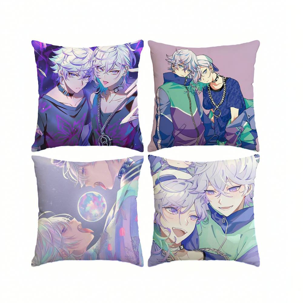 P-Paradox L-Live rap duo C-Cozmez  Square Double-Sided printed Pillow Case Bedroom Bedside Pillow Sofa Cushion Cover