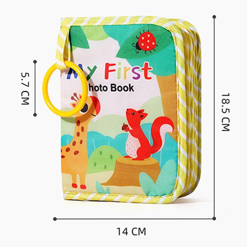 Fabric Memory Album Soft Cloth Cartoon Baby Photo Family Memory Album Book DIY Cloth Photo Album Newborn Gift