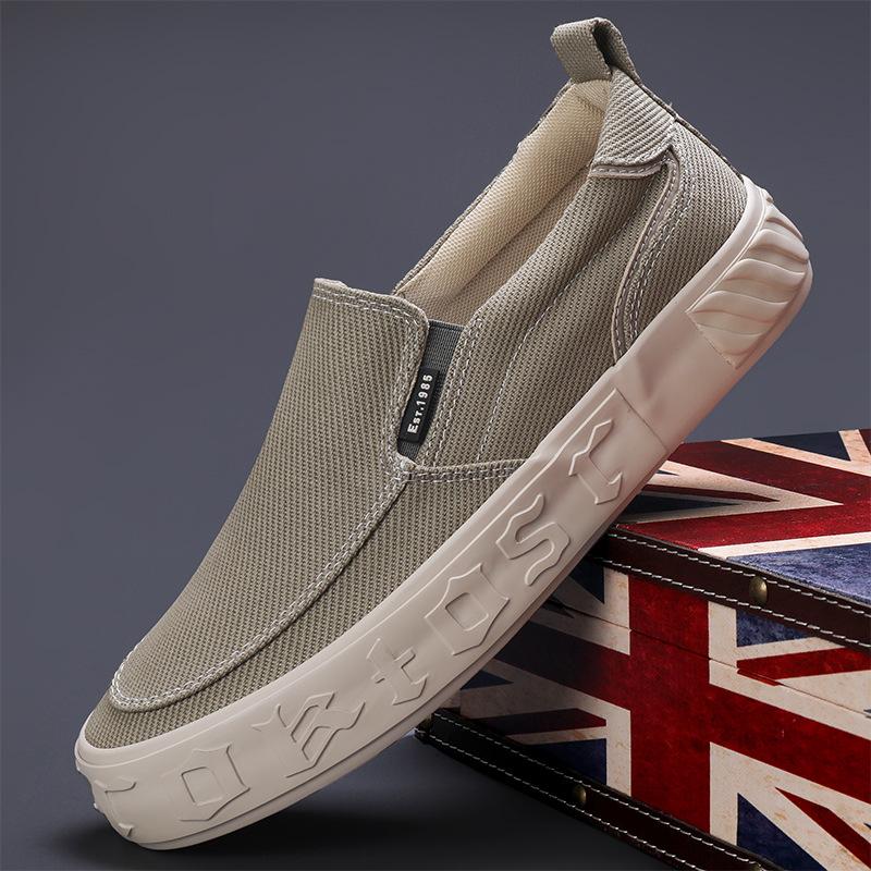 New Spring Men's Shoes Korean Style Trendy and Versatile Fashion Casual Men's Canvas Shoes Comfortable and Lightweight