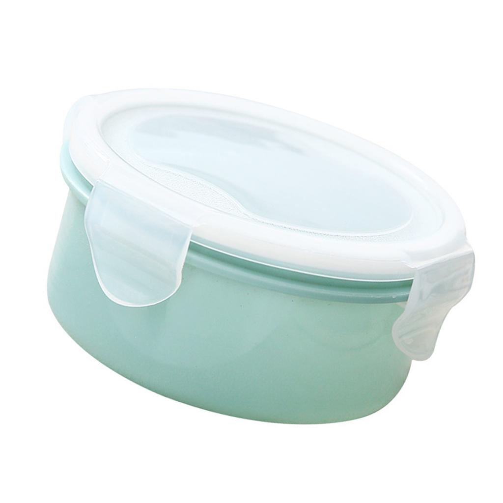 Fridge Food Storage Container with Lids Multifunction Stackable Round Airtight Kitchen Storage