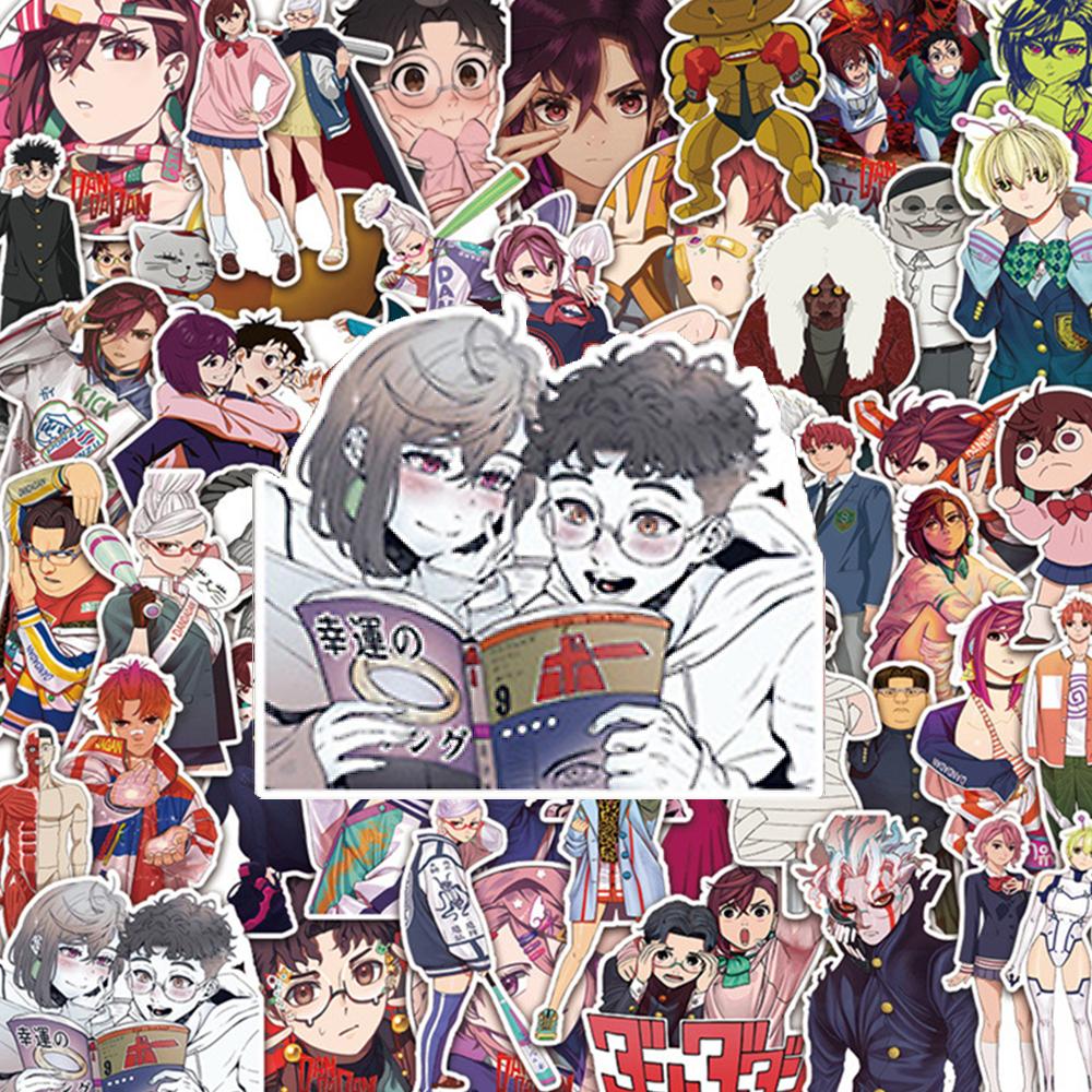 10/30/50pcs Cool Anime DANDADAN Stickers Decals DIY Laptop Water Bottle Diary Bike Travel Luggage Car Waterproof Sticker Toys