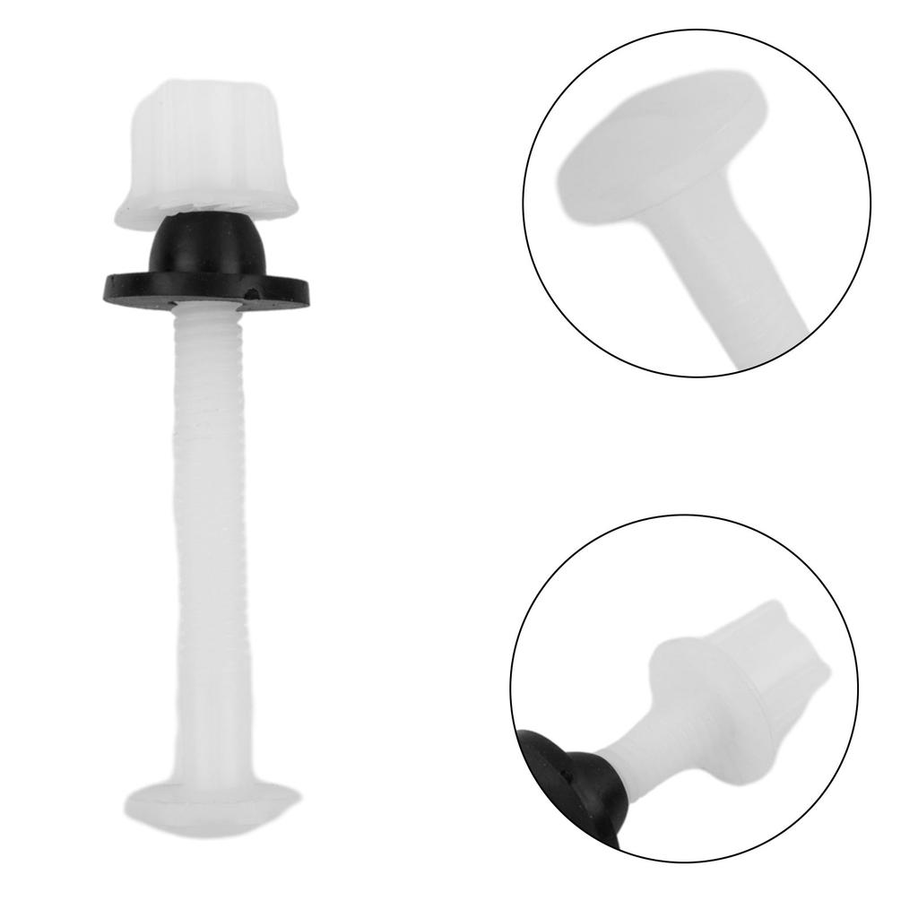 Toilet Bolts Plastic/Stainless Steel Toilet Bolts White/Silver