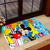 Mickey Mouse Castle Fantasy Disney Cartoon Theme Anti-Slip Rug - Polyester, Home Decor, Suitable for Bedrooms, Living Rooms, Doorways, and Studios
