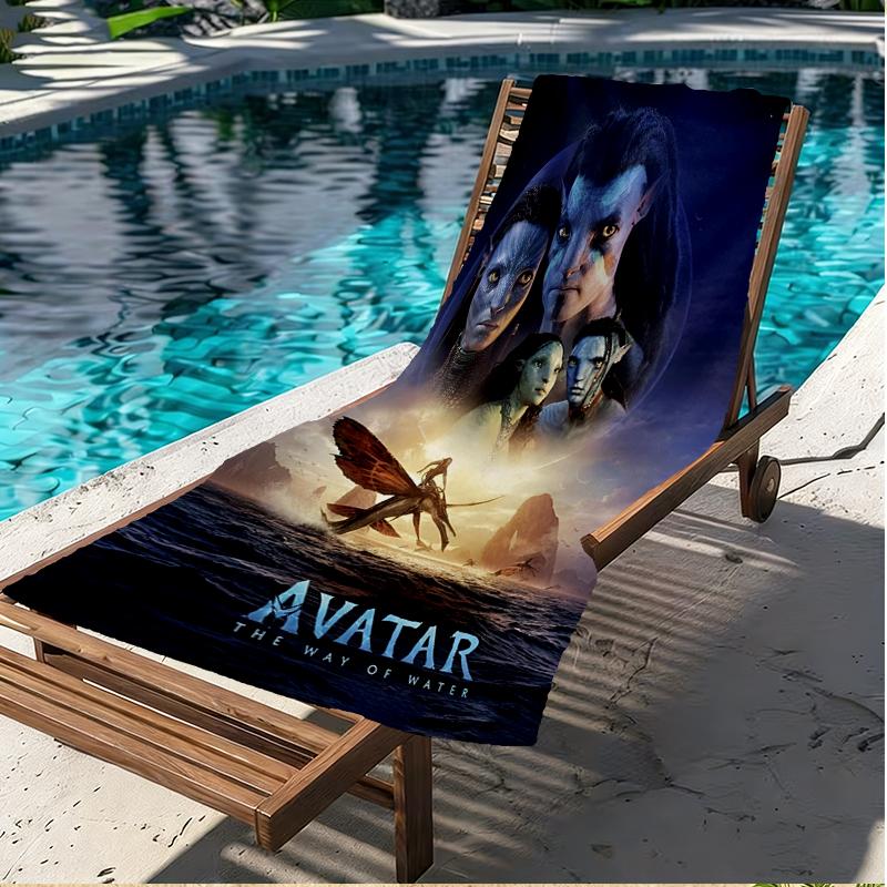 Avatar Print Beach Towel, Versatile Lightweight Absorbent Beach Towel for Pool Surf Yoga Bathroom, Perfect Birthday Holiday Gift
